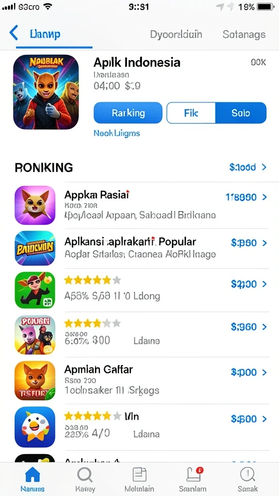Beragam pilihan permainan untuk semua jenis pemain.