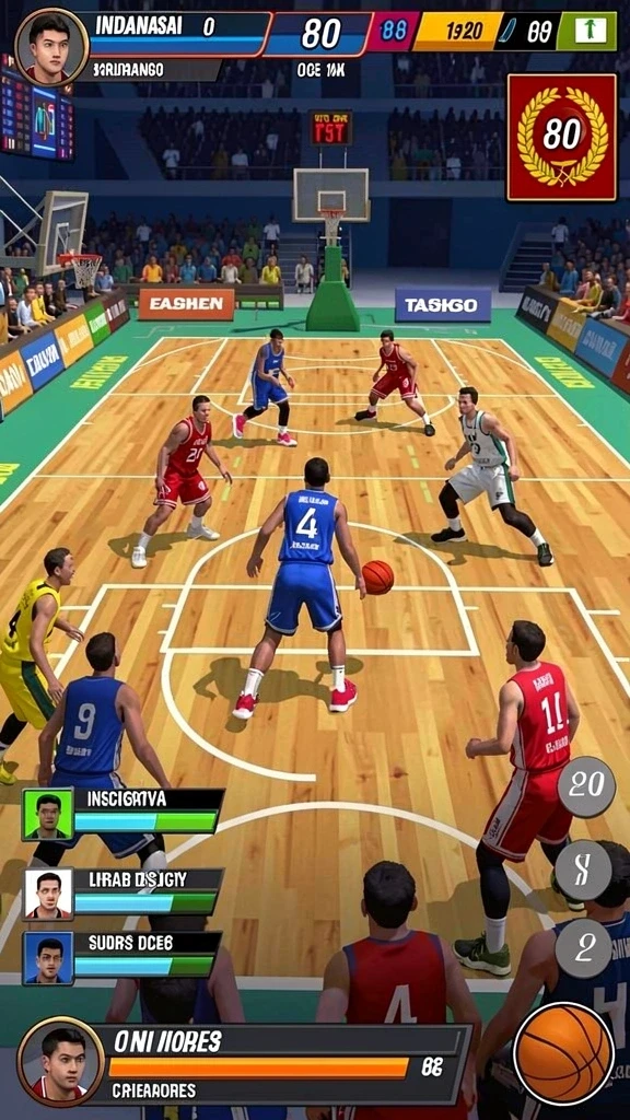 Tampilan awal game 4P4P yang menarik.