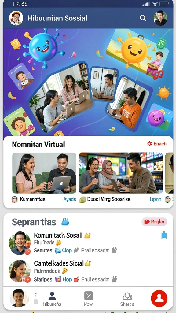 Tampilan level awal yang penuh warna dan menarik.