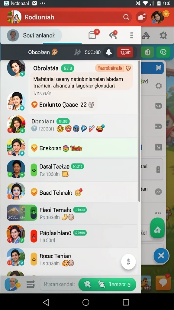 Berbagai tantangan menarik yang membuat ketagihan.