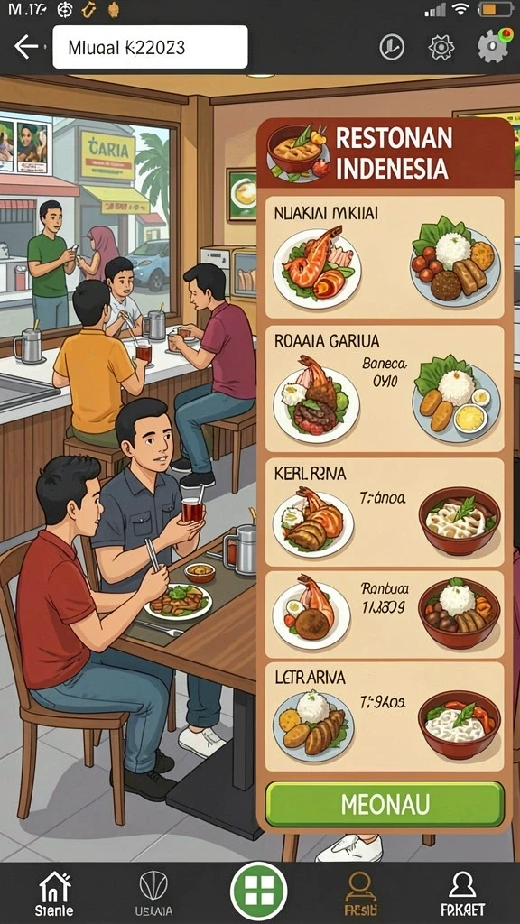Tampilan antarmuka yang intuitif dan mudah digunakan.