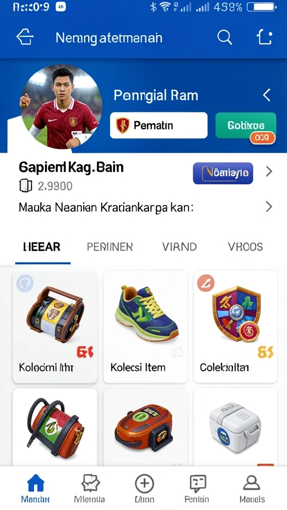 Fitur sosial yang membuat permainan semakin seru.