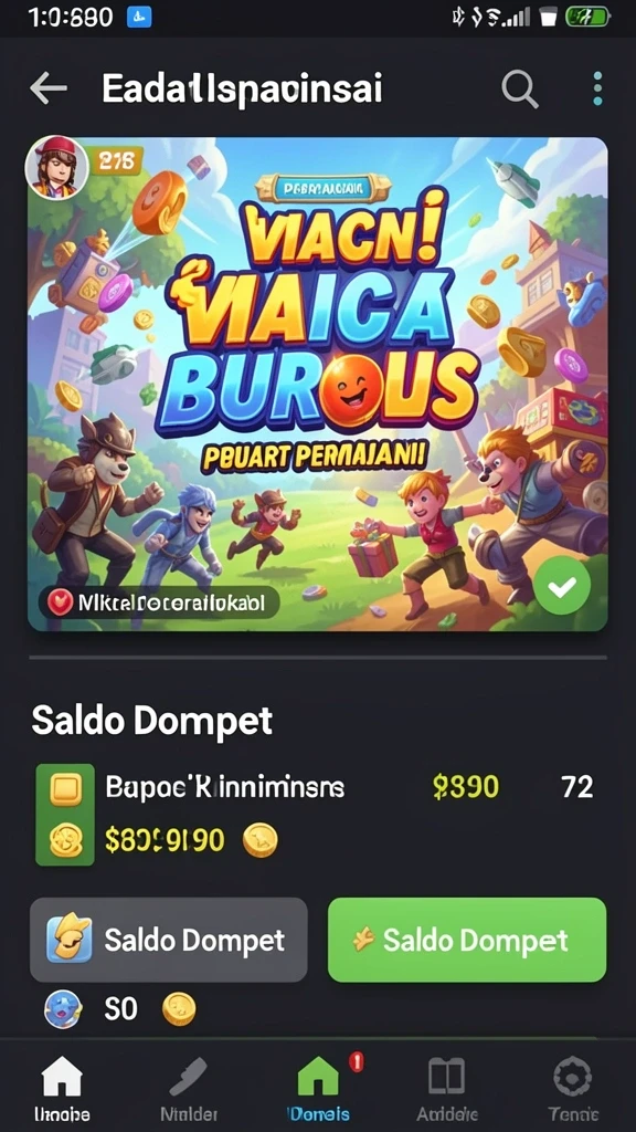 Tampilan antarmuka yang user-friendly dan menarik.