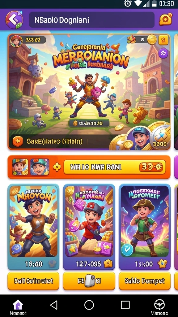 Gameplay yang seru dengan banyak tantangan.