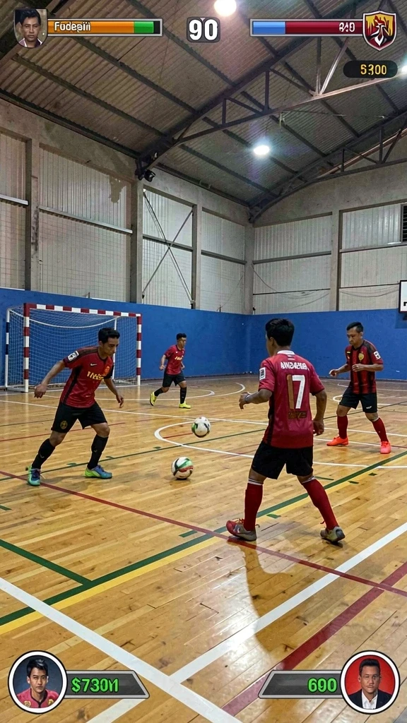 Serunya berkompetisi dengan teman-teman dalam mode multiplayer.