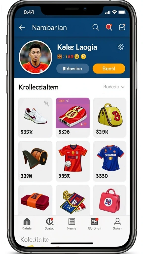 Tampilan menu utama yang menarik dan mudah dipahami.