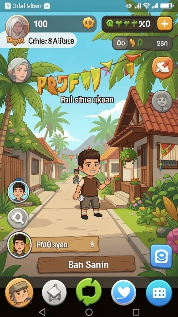 Screenshot menunjukkan fitur bonus yang dapat diakses oleh pemain.