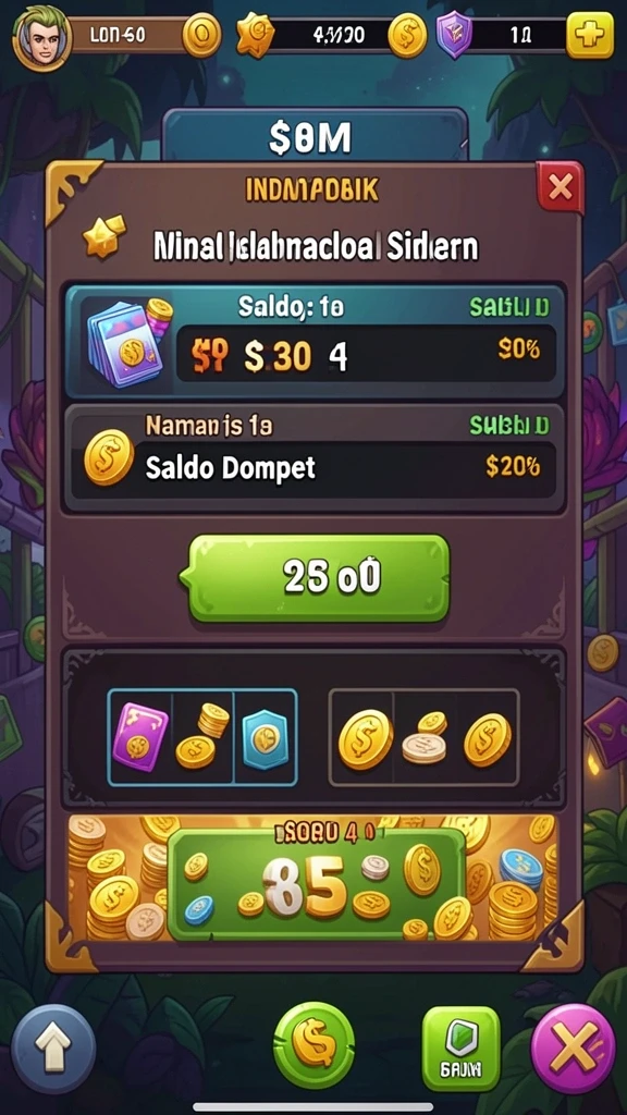 Screenshot 1 menunjukkan level awal permainan dengan grafis yang menawan.