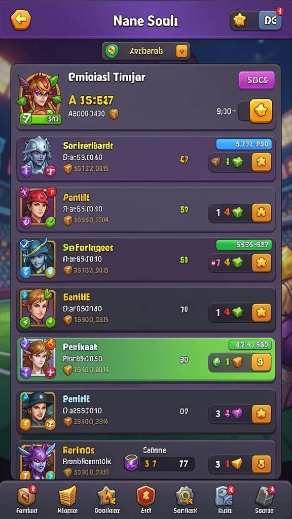 Screenshot 2 menampilkan karakter unik yang dapat dimainkan di ID098.