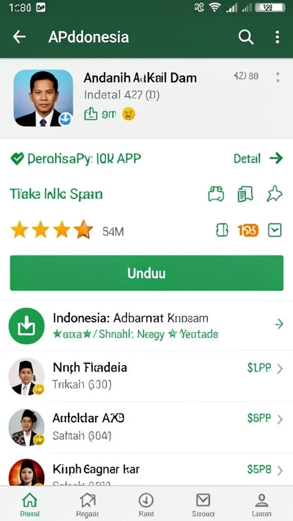 Tampilan grafis yang memukau dalam permainan.