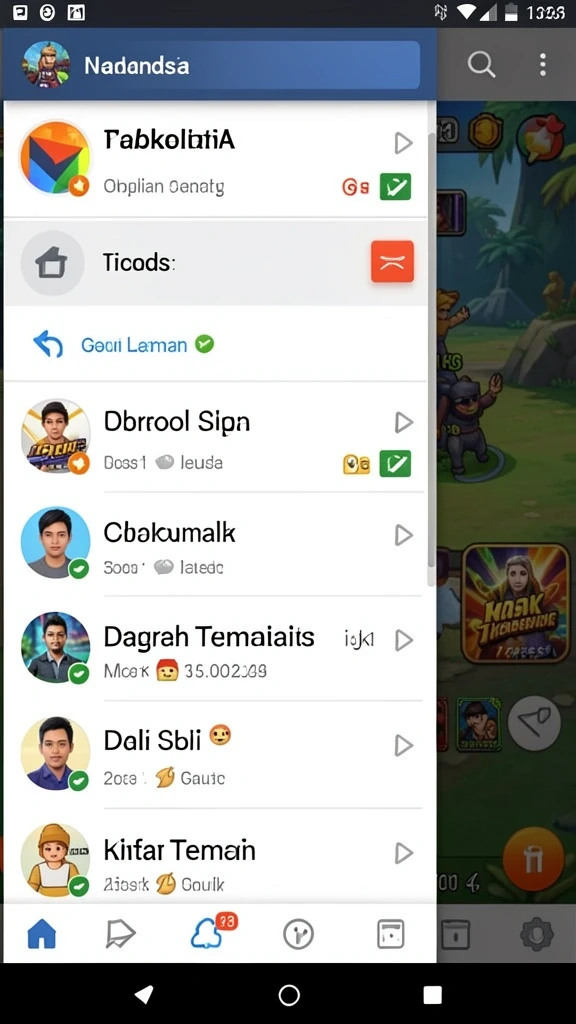 Kompetisi skor dengan teman-teman Anda.
