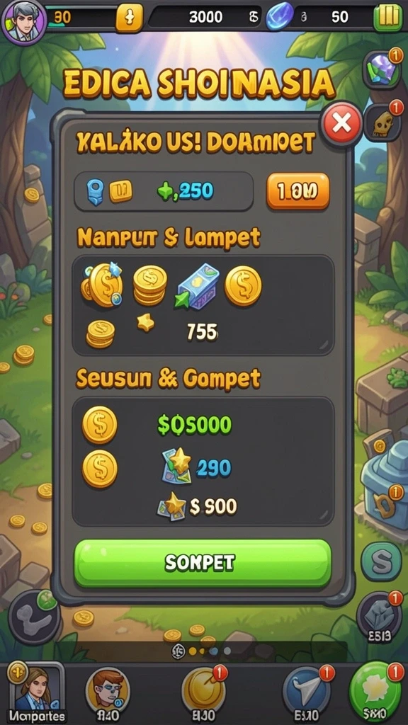 Tangkapan layar momen seru dalam permainan multiplayer.