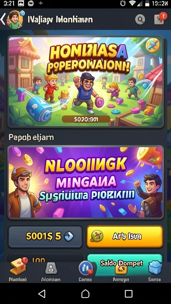 Tampilan antarmuka yang bersih dan modern.
