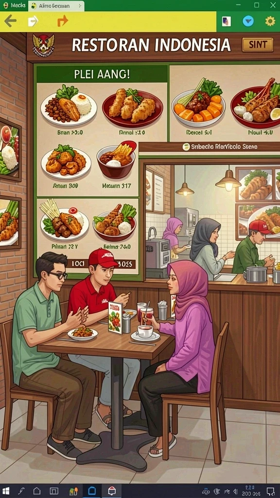 Tampilan utama KIKOTOTO yang menarik dan mudah dinavigasi.