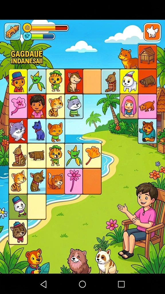 Screenshot menampilkan gameplay yang seru dan dinamis.