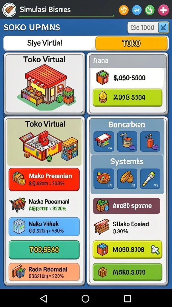 Pemandangan yang menakjubkan dalam game.