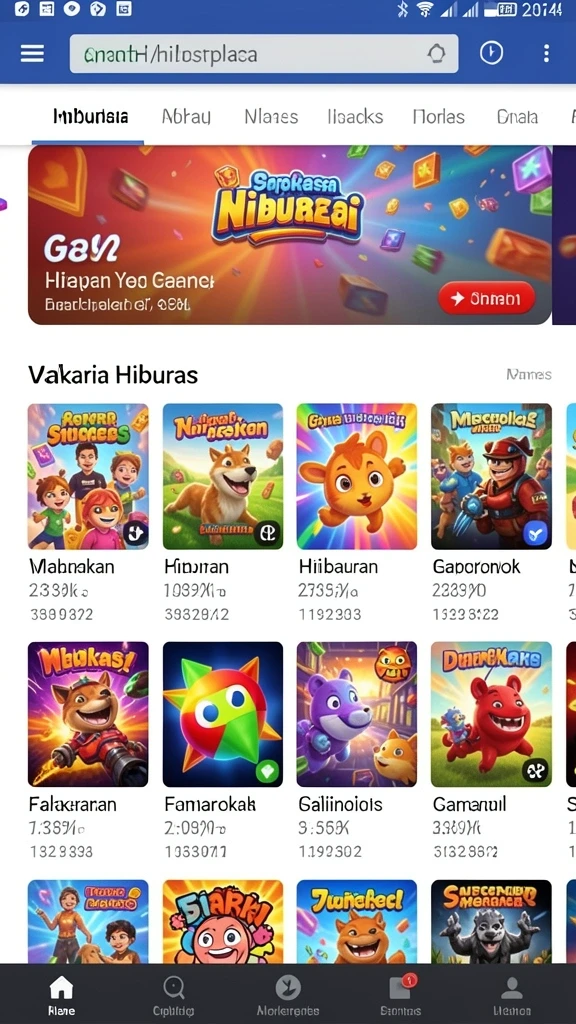Tampilan antarmuka LNTERWIN yang modern dan menarik.