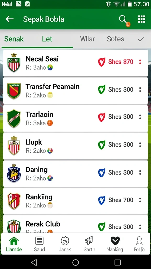 Fitur live chat untuk interaksi pemain.