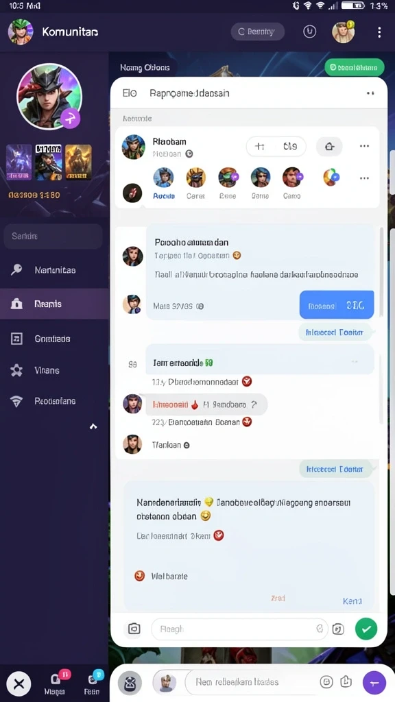 Screenshot menunjukkan grafik permainan yang menawan.
