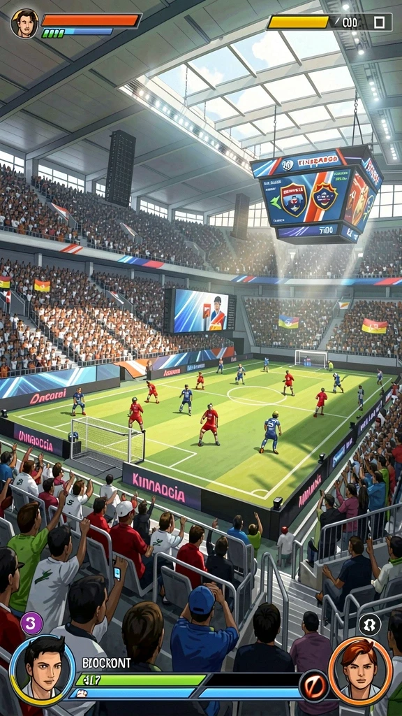 Mode multiplayer yang memungkinkan kompetisi real-time.
