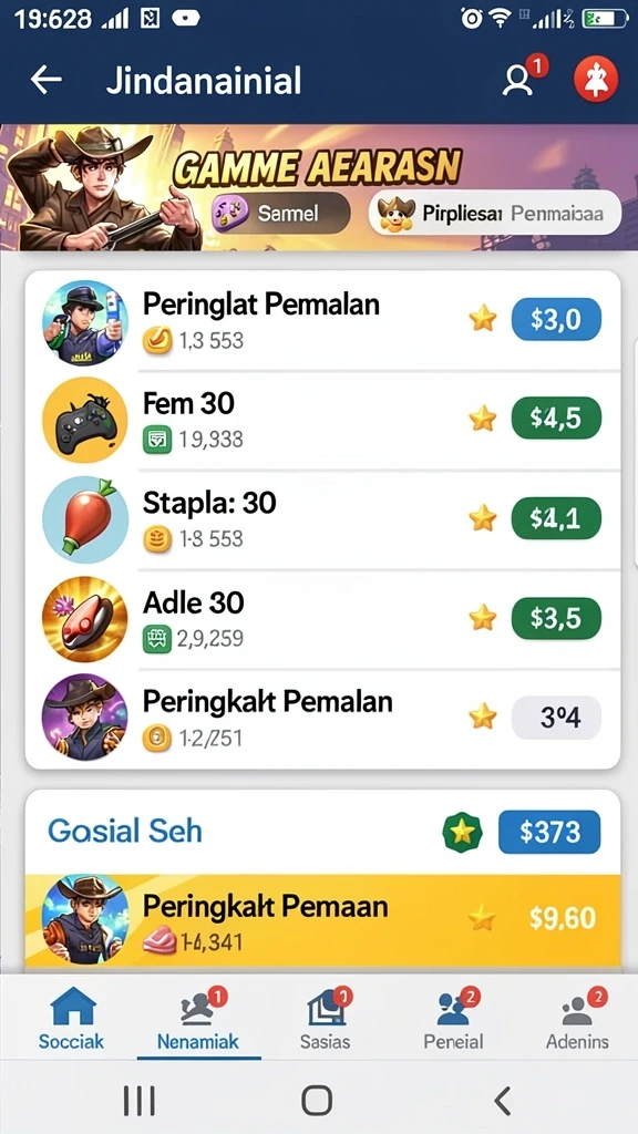 Mode permainan yang seru dan beragam.