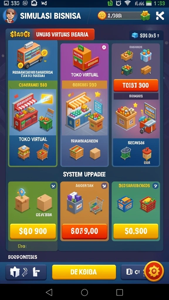 Screenshot menampilkan karakter kustomisasi yang beragam.