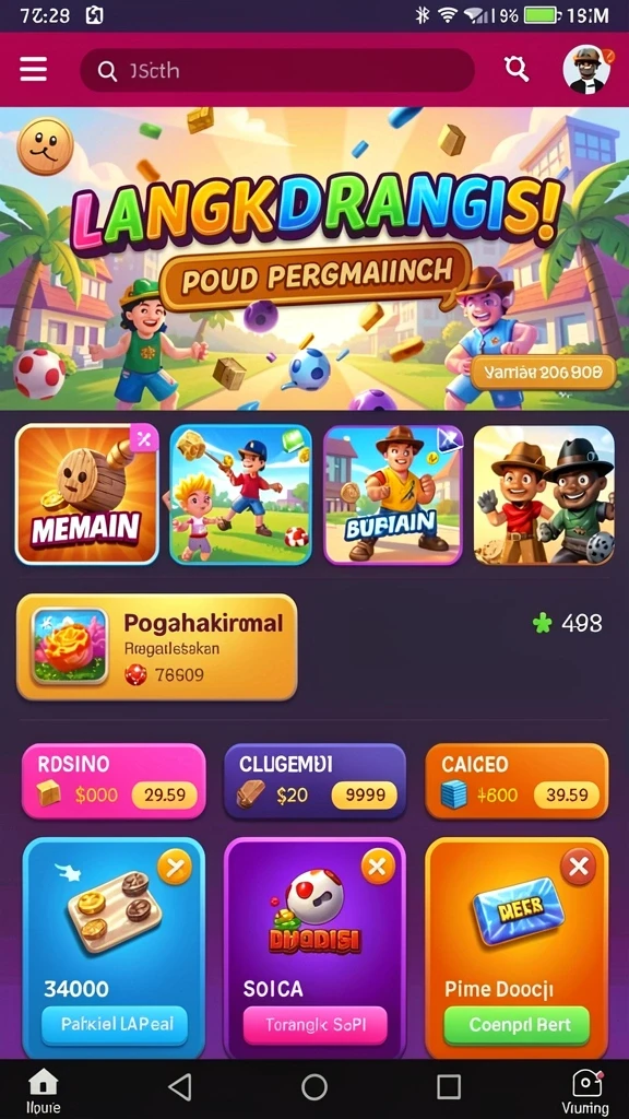 Tangkapan layar menunjukkan mode multiplayer dengan teman-teman.