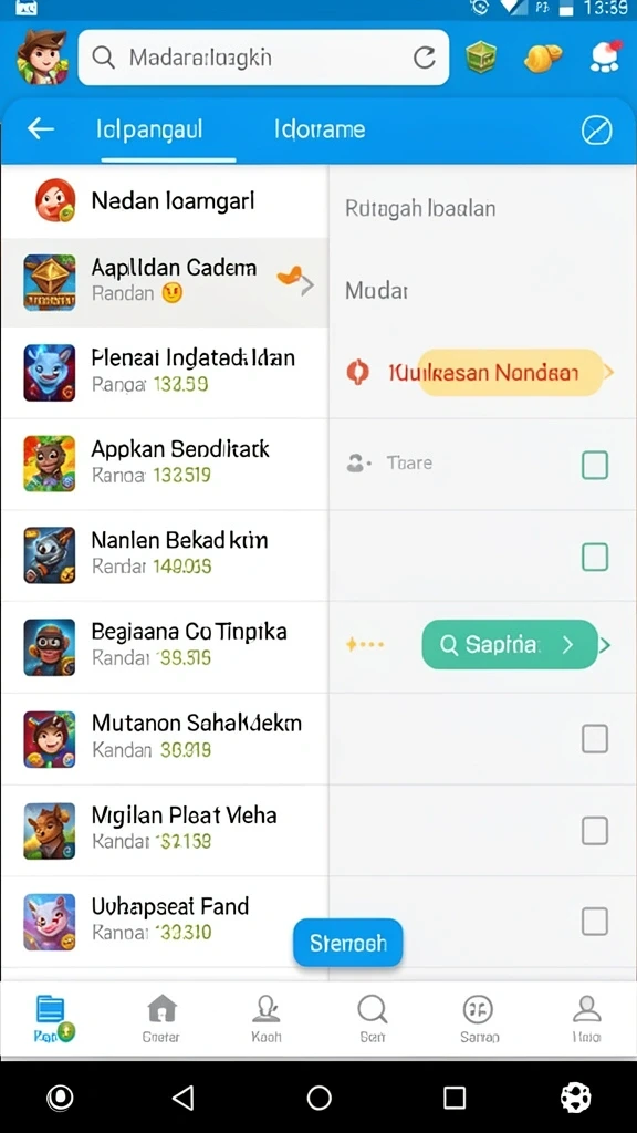 Pengalaman bermain yang mendebarkan dan seru.