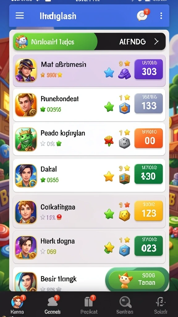 Karakter dengan kemampuan unik dan menarik.
