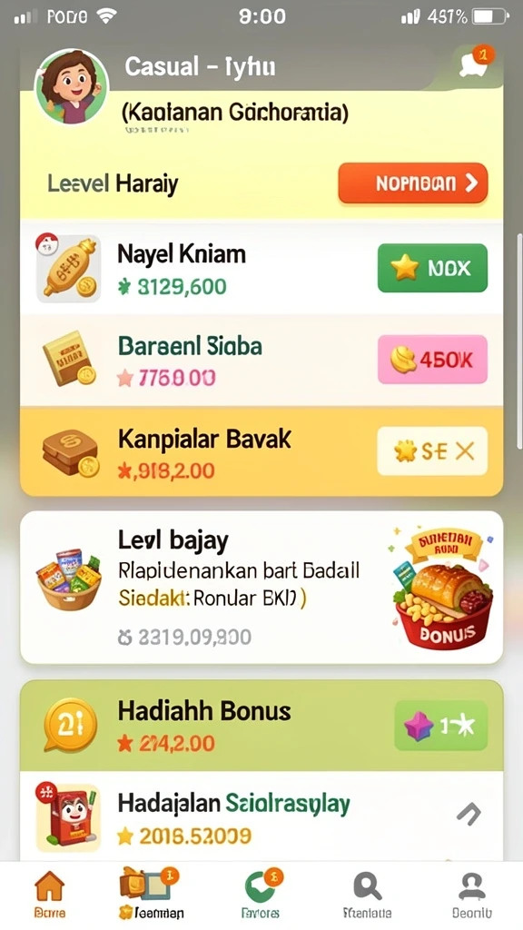 Tampilan antarmuka yang intuitif dan user-friendly.